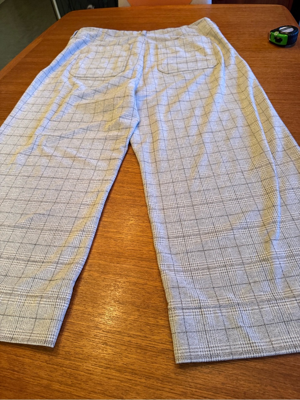 Maeve Gray Plaid Straight-Leg Pants - Picture 11 of 11